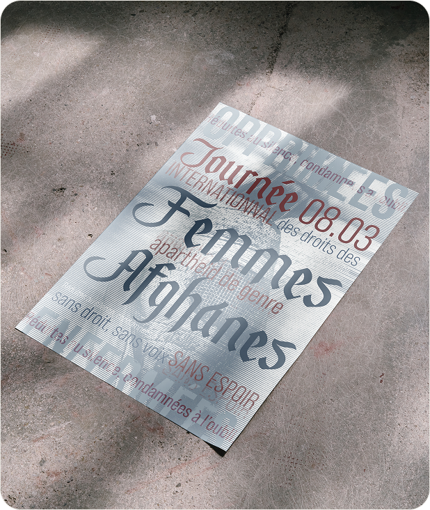 Affiche journée des droits des femmes